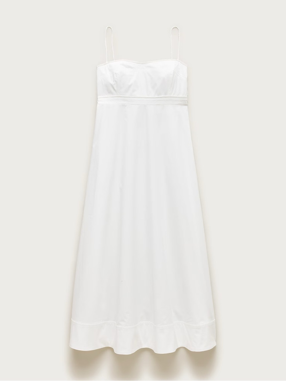 J. Crew Empire-waist dress in cotton poplin